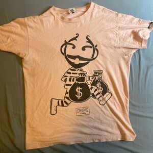 Crooks And Castles Vintage Shirt Size Medium Pink Robber